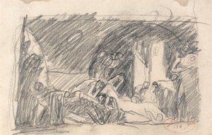 Howard visitant une prison - George Romney